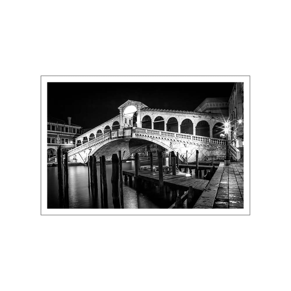 VENICE Rialto Bridge at Night