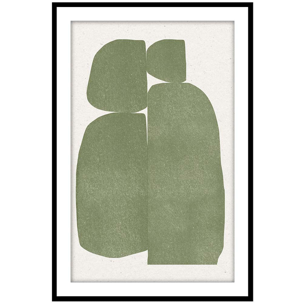 Green Modern Object No 5