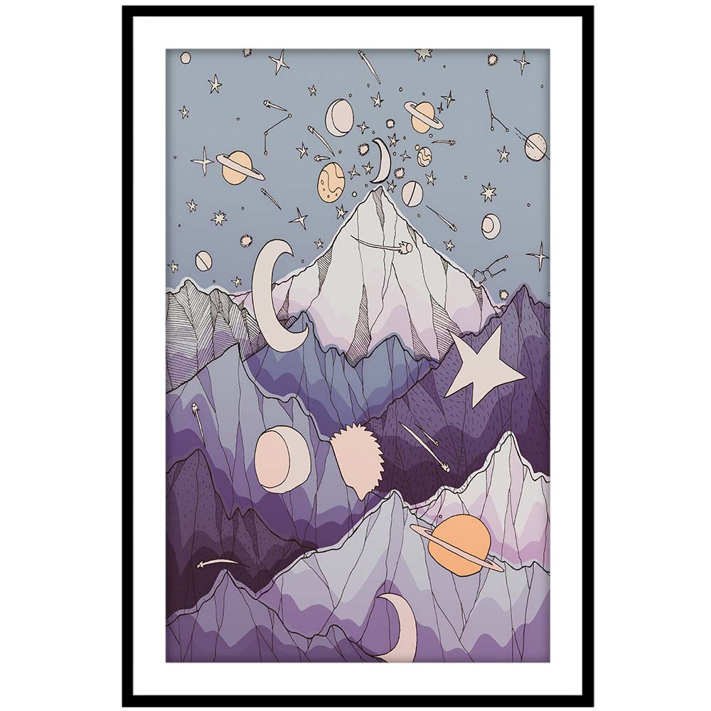 Peaks of the Moons and Stars