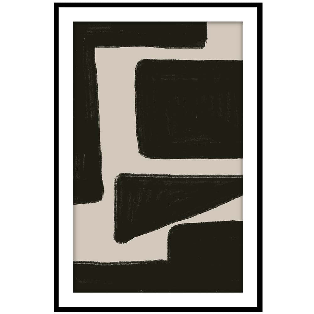 Black Geometric Shapes