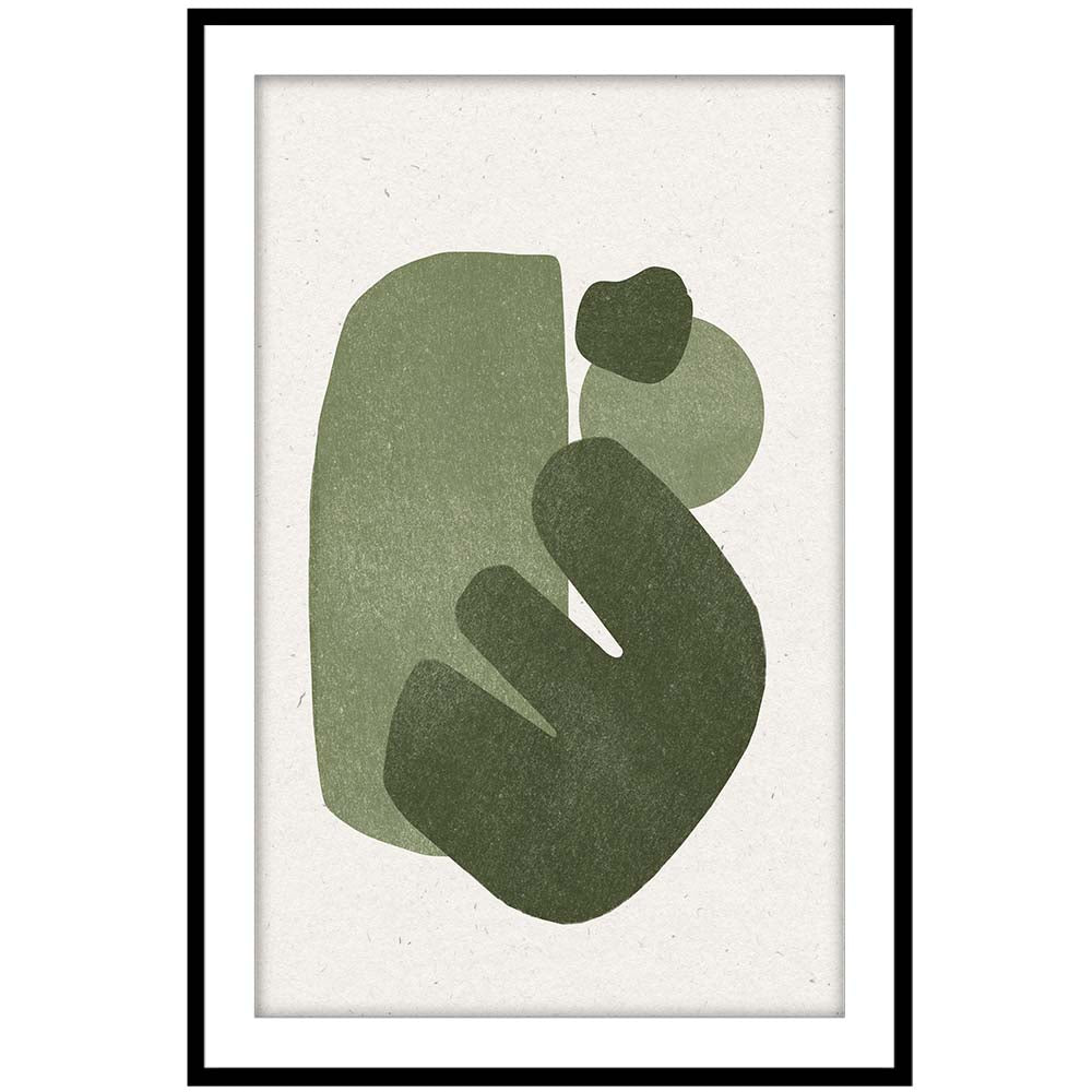 Green Modern Object No 3