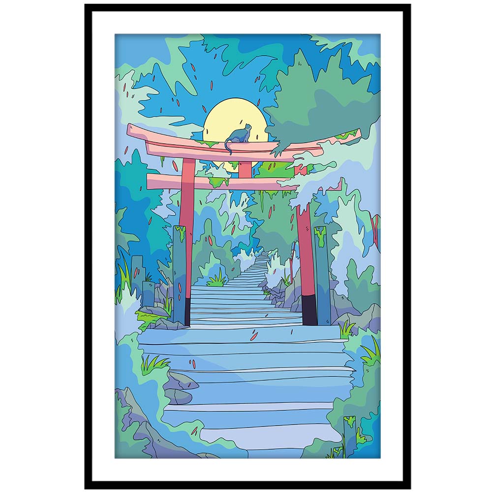The Cat and the Torii Gate