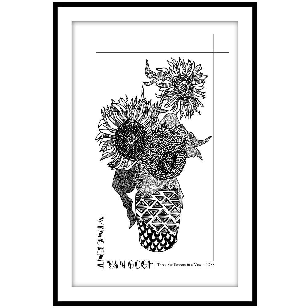 Three Sunflowers