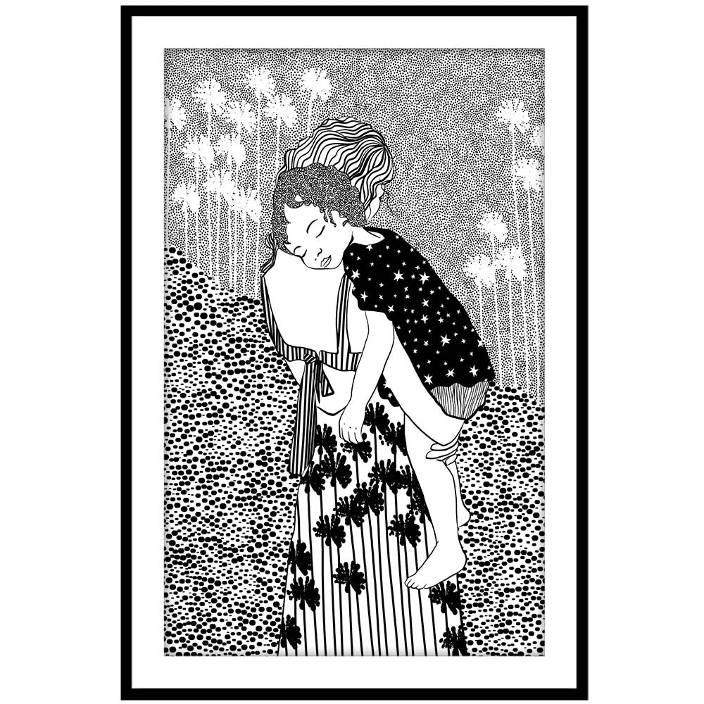 Mother Holding Child