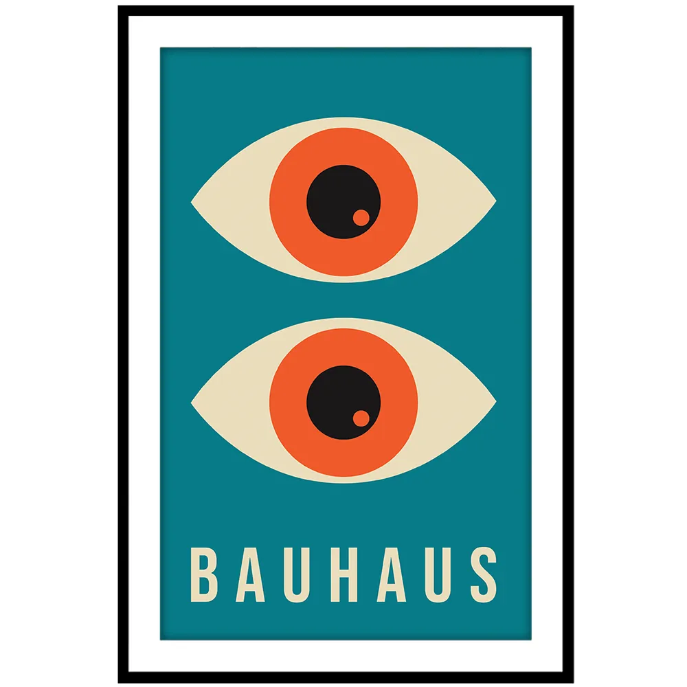Bauhaus Eye Blue Artwork