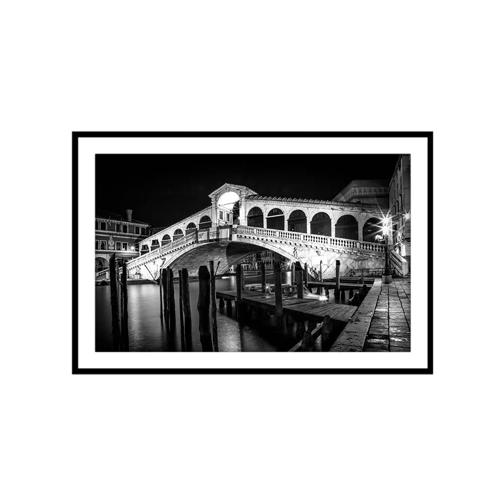 VENICE Rialto Bridge at Night