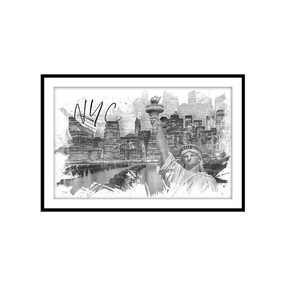 Trendy MANHATTAN Collage