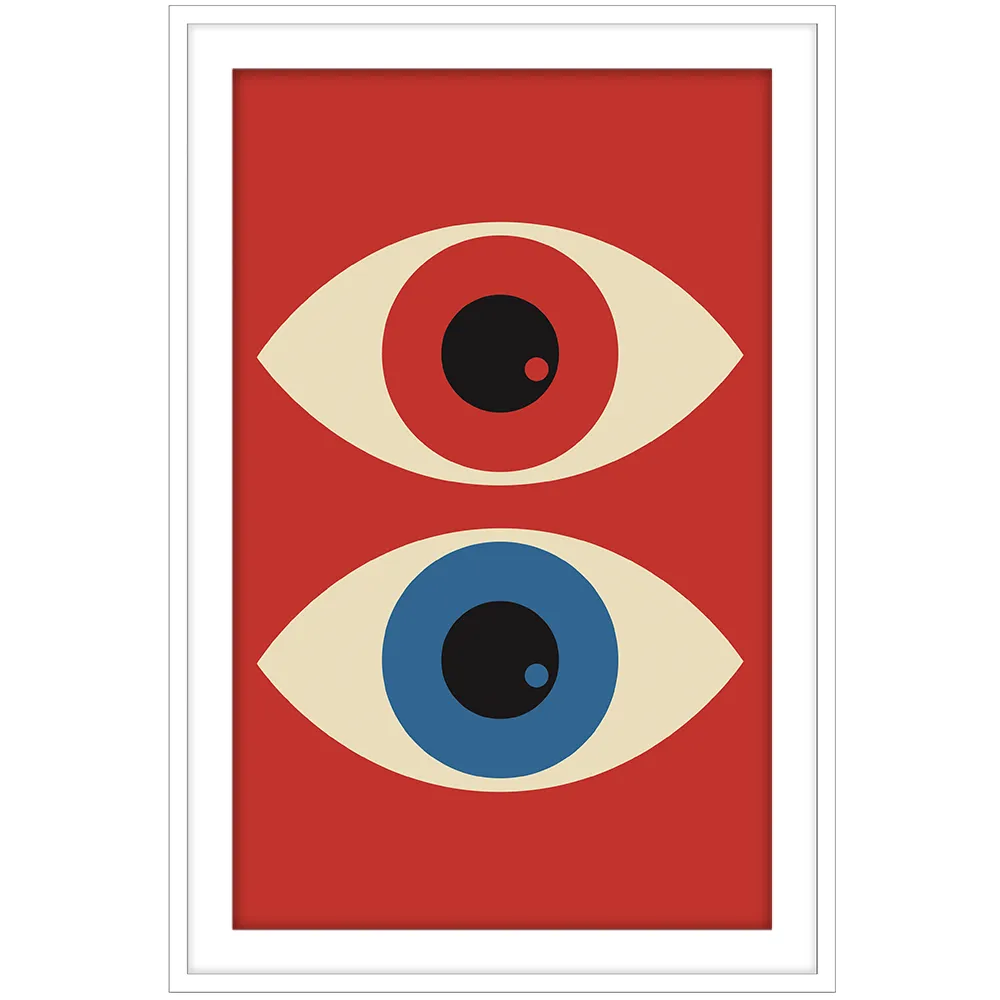 Bauhaus Eye Red Artwork