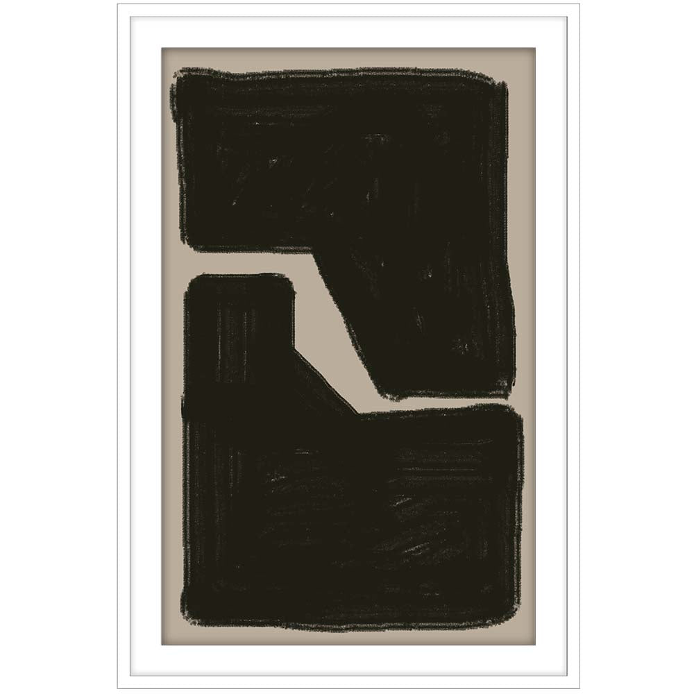 Black Geo Shapes No1