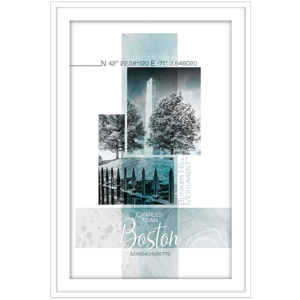 Poster Art BOSTON Bunker Hill Monument