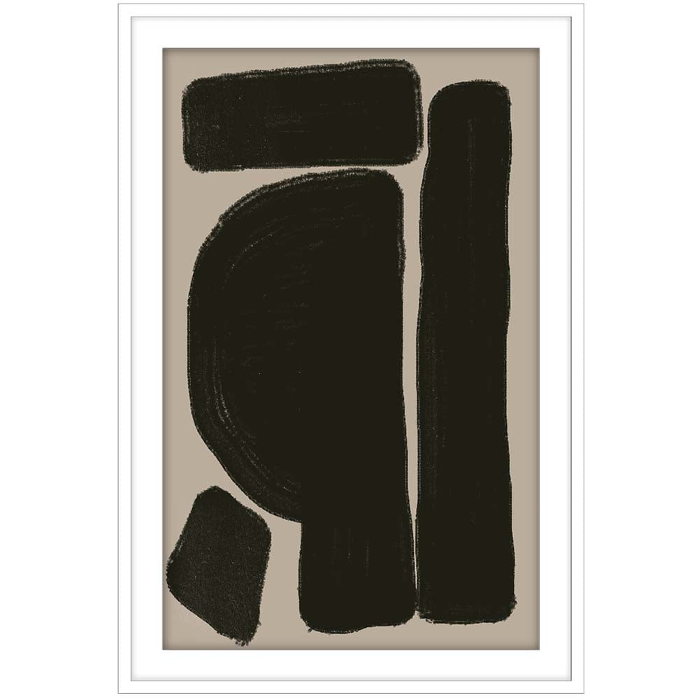 Black Geo Shapes No2