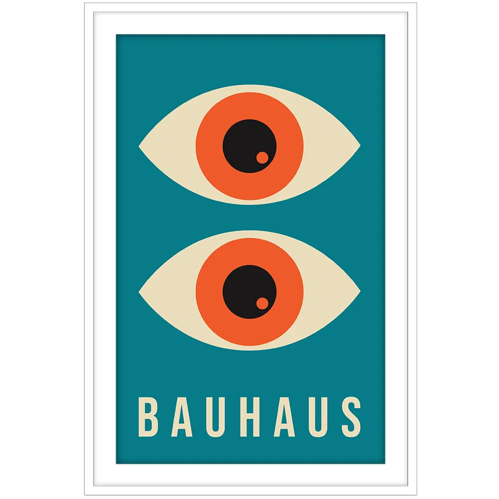 Bauhaus Eye Blue Artwork
