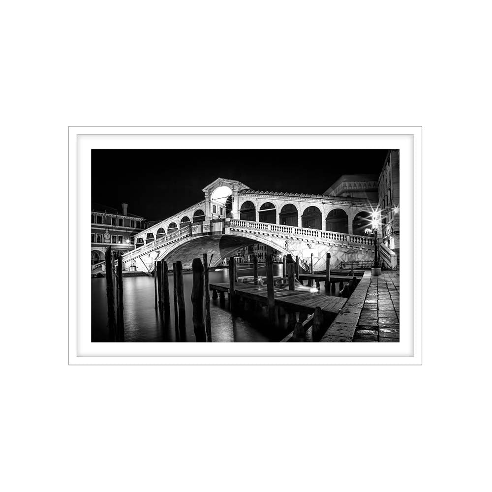 VENICE Rialto Bridge at Night