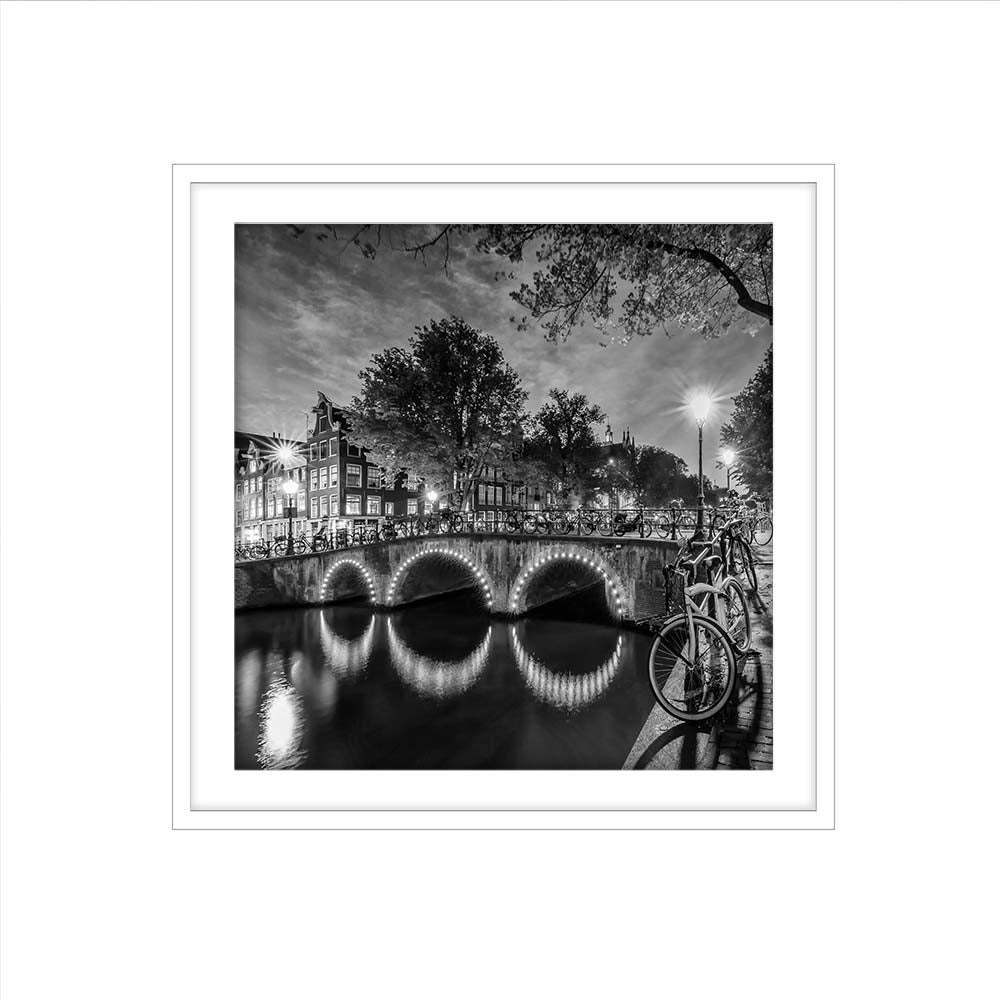 Amsterdam Idyllic nightscape from Keizersgracht