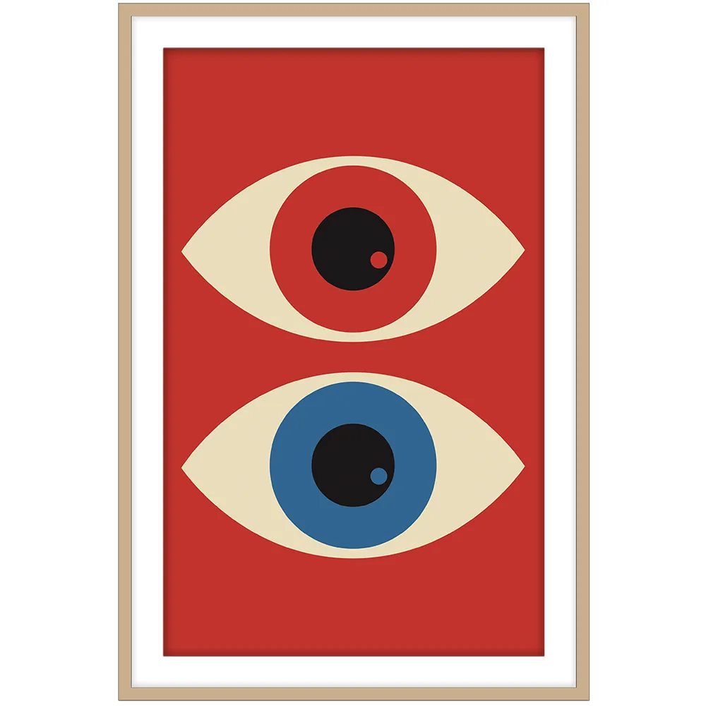 Bauhaus Eye Red Artwork