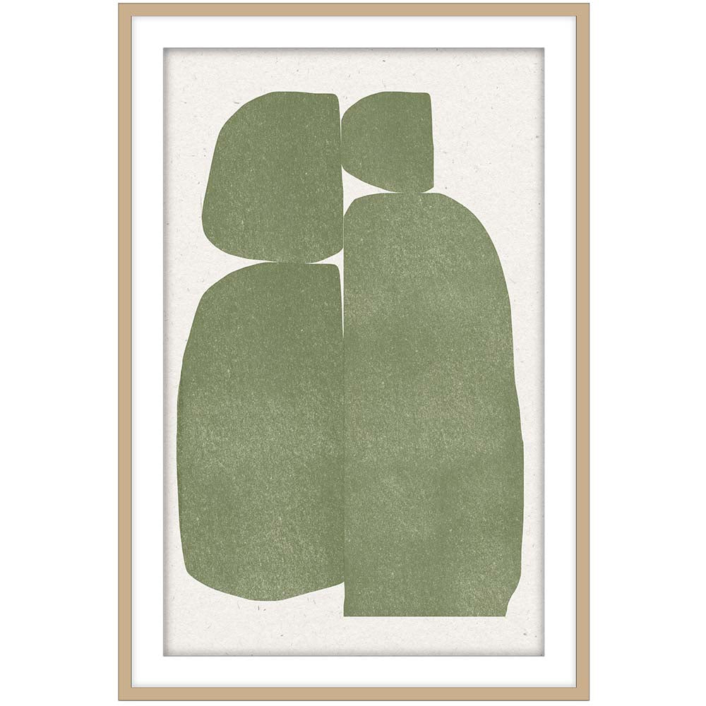 Green Modern Object No 5