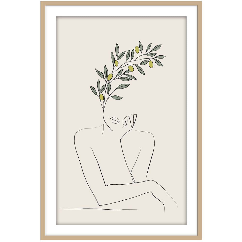 Woman with Olive Branch