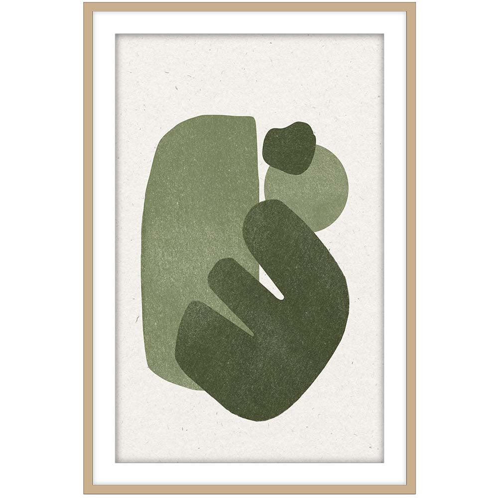 Green Modern Object No 3