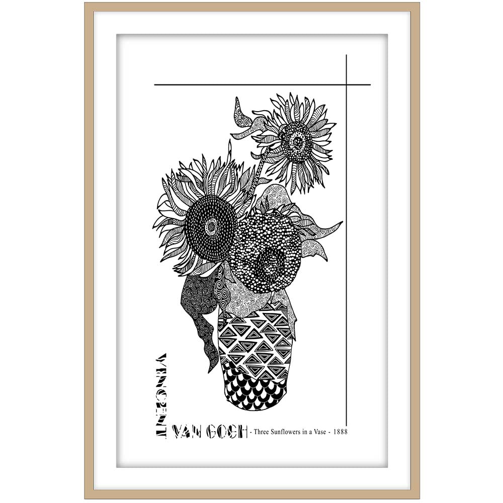 Three Sunflowers