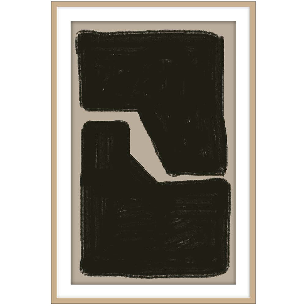 Black Geo Shapes No1