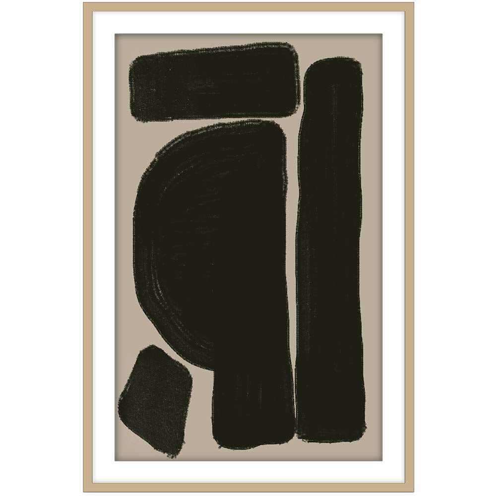 Black Geo Shapes No2