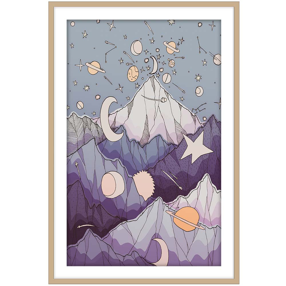 Peaks of the Moons and Stars