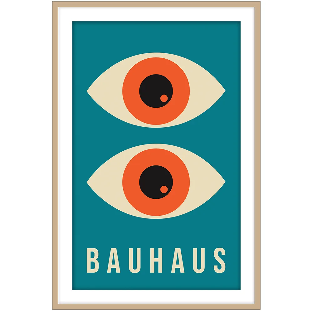 Bauhaus Eye Blue Artwork