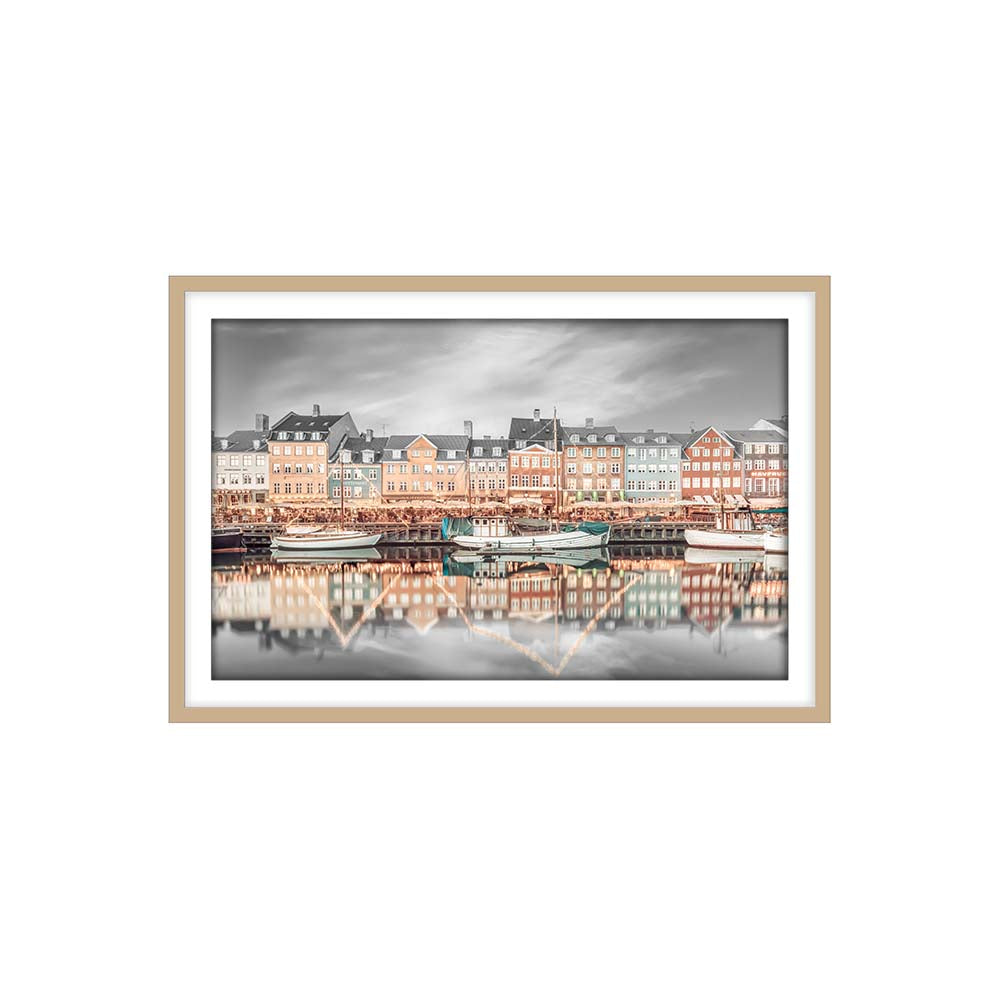 COPENHAGEN VINTAGE Nyhavn Idyllic Evening Impression