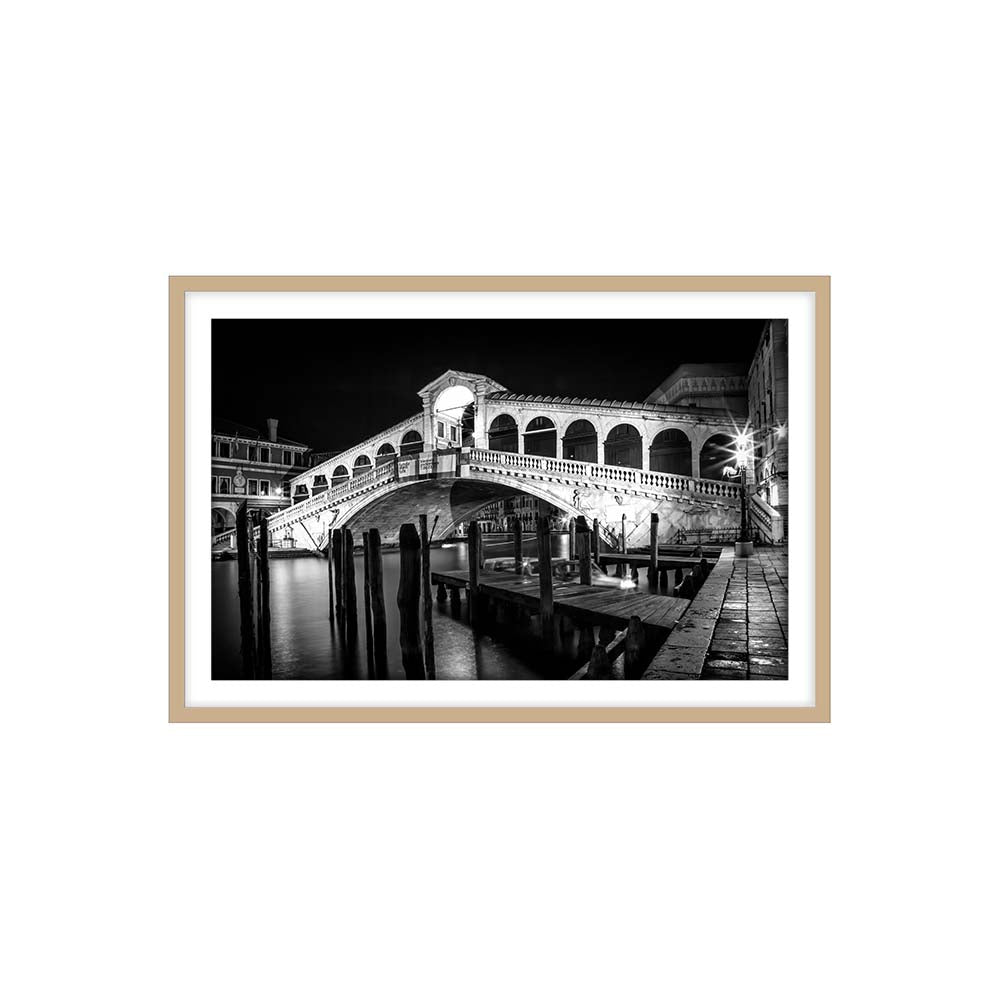 VENICE Rialto Bridge at Night