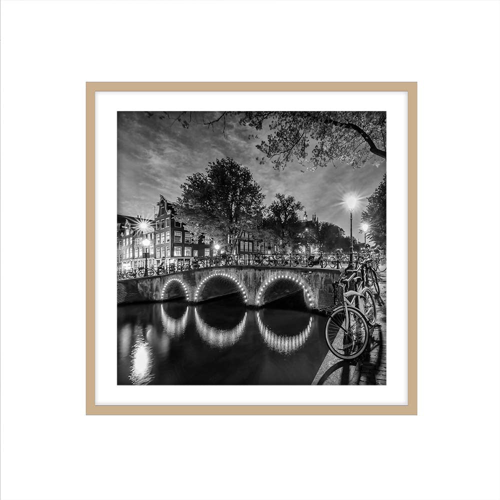 Amsterdam Idyllic nightscape from Keizersgracht