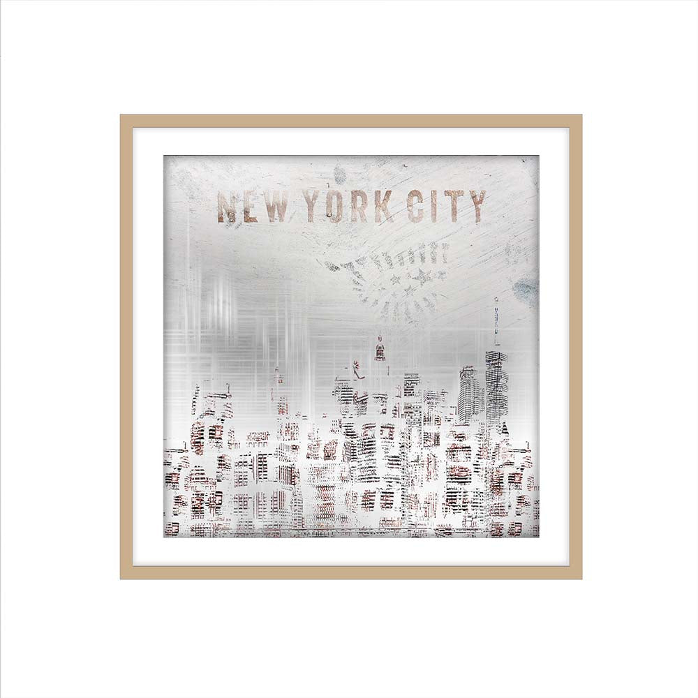 MODERN ART New York City Skylines - Shabby