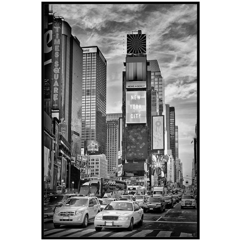 NEW YORK CITY Times Square - Monochrome