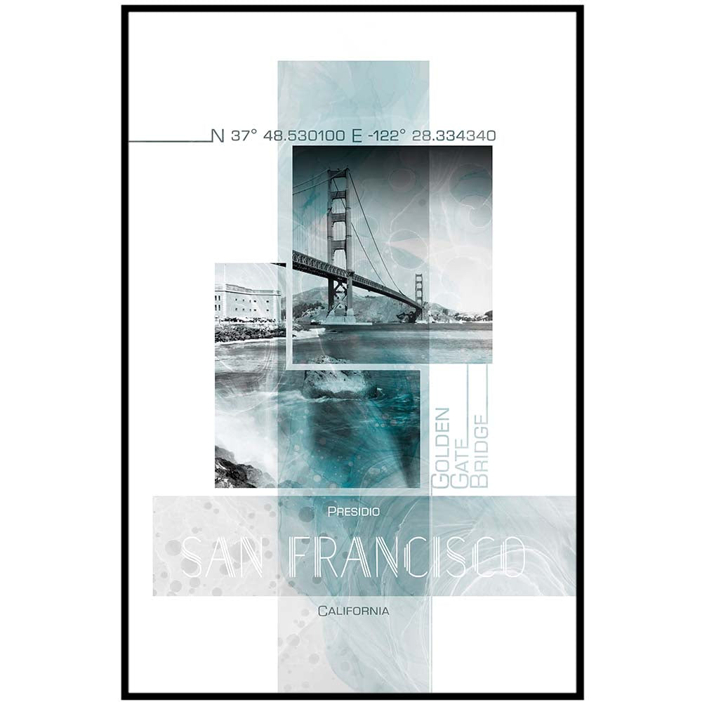 Poster Art SAN FRANCISCO Presidio