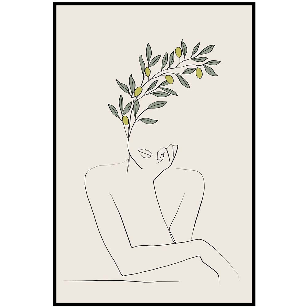 Woman with Olive Branch