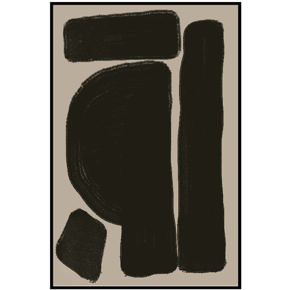 Black Geo Shapes No2