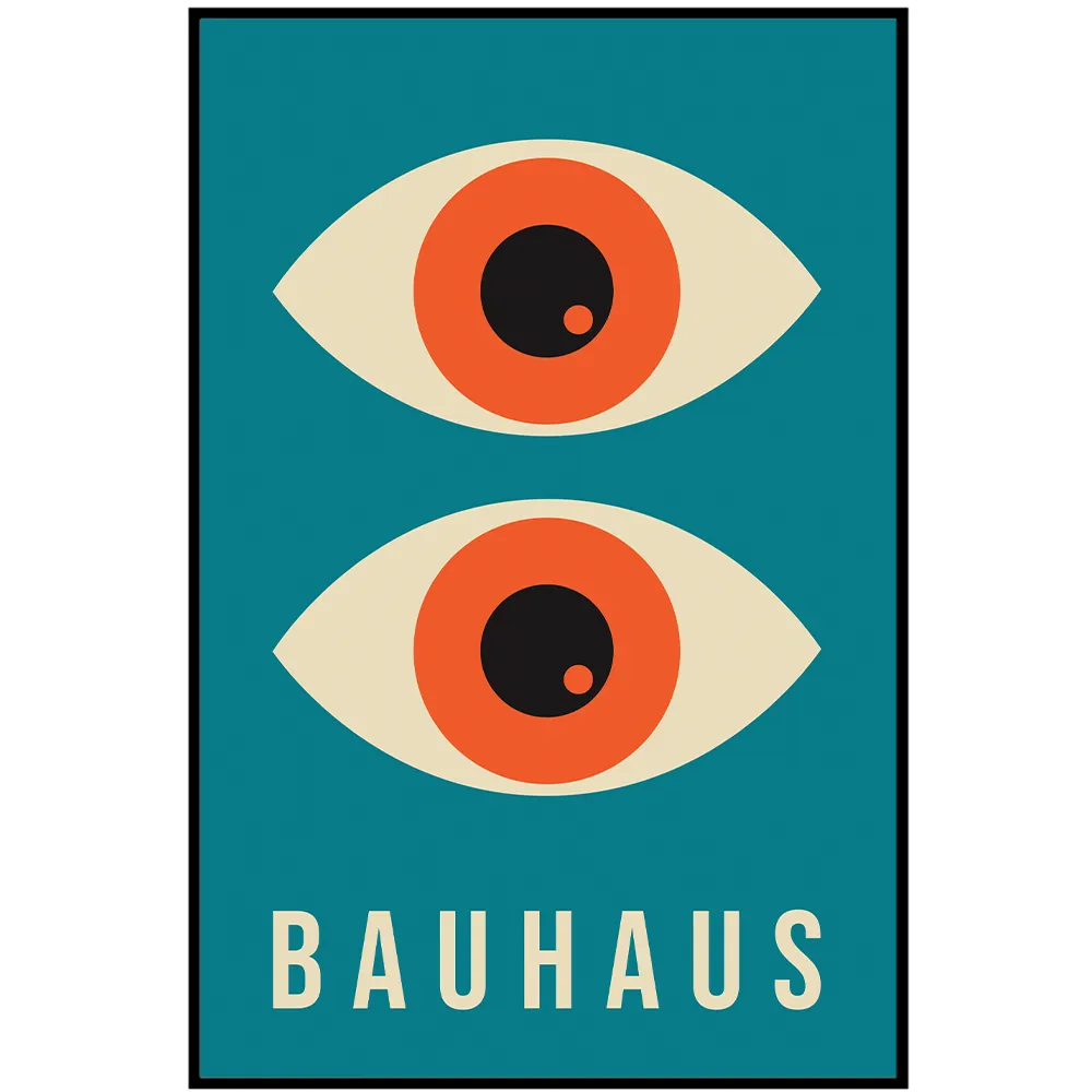 Bauhaus Eye Blue Artwork