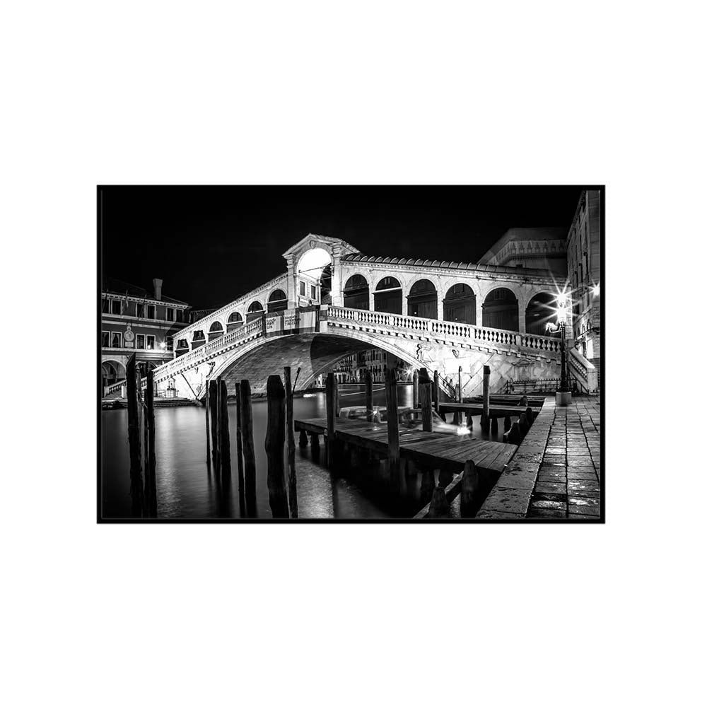 VENICE Rialto Bridge at Night