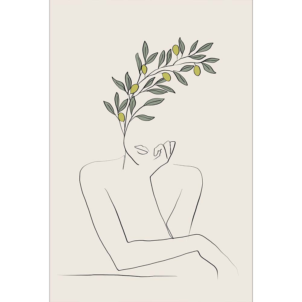 Woman with Olive Branch
