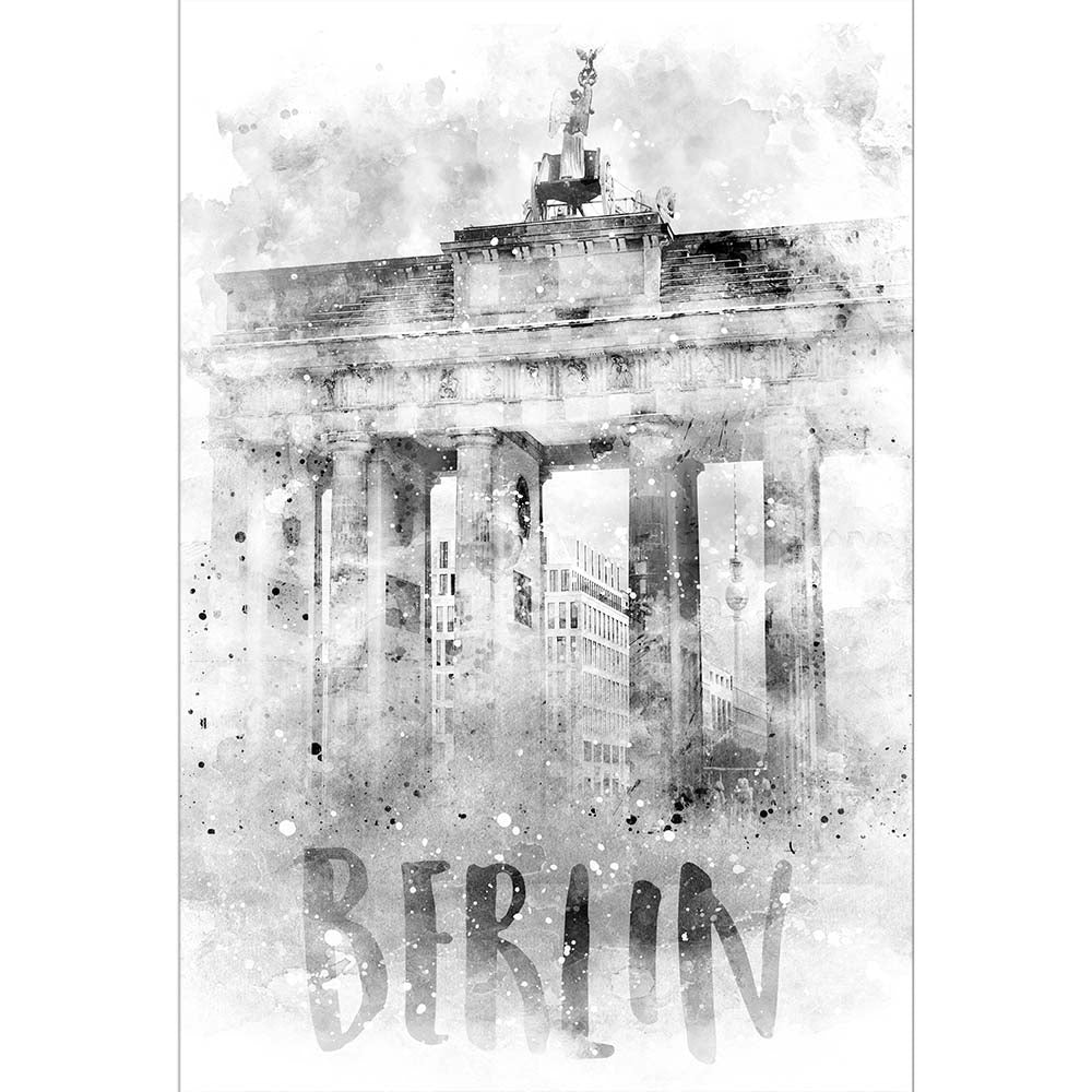 Monochrome Art BERLIN Brandenburg Gate