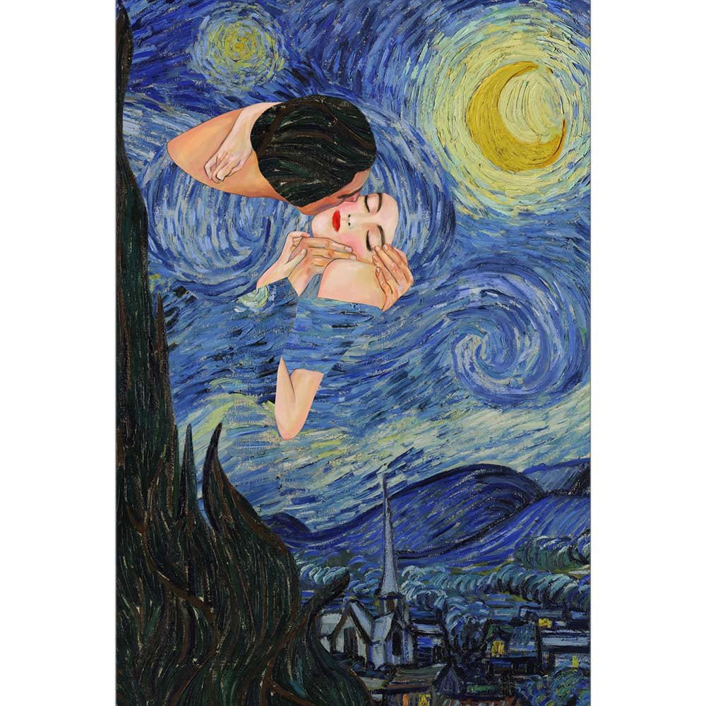 Kiss under the Starry Sky