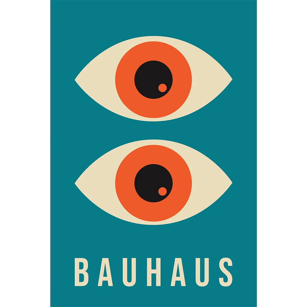 Bauhaus Eye Blue Artwork