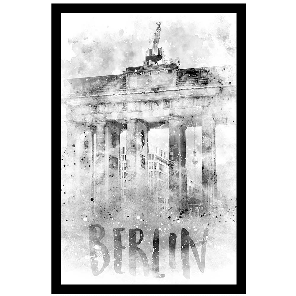 Monochrome Art BERLIN Brandenburg Gate