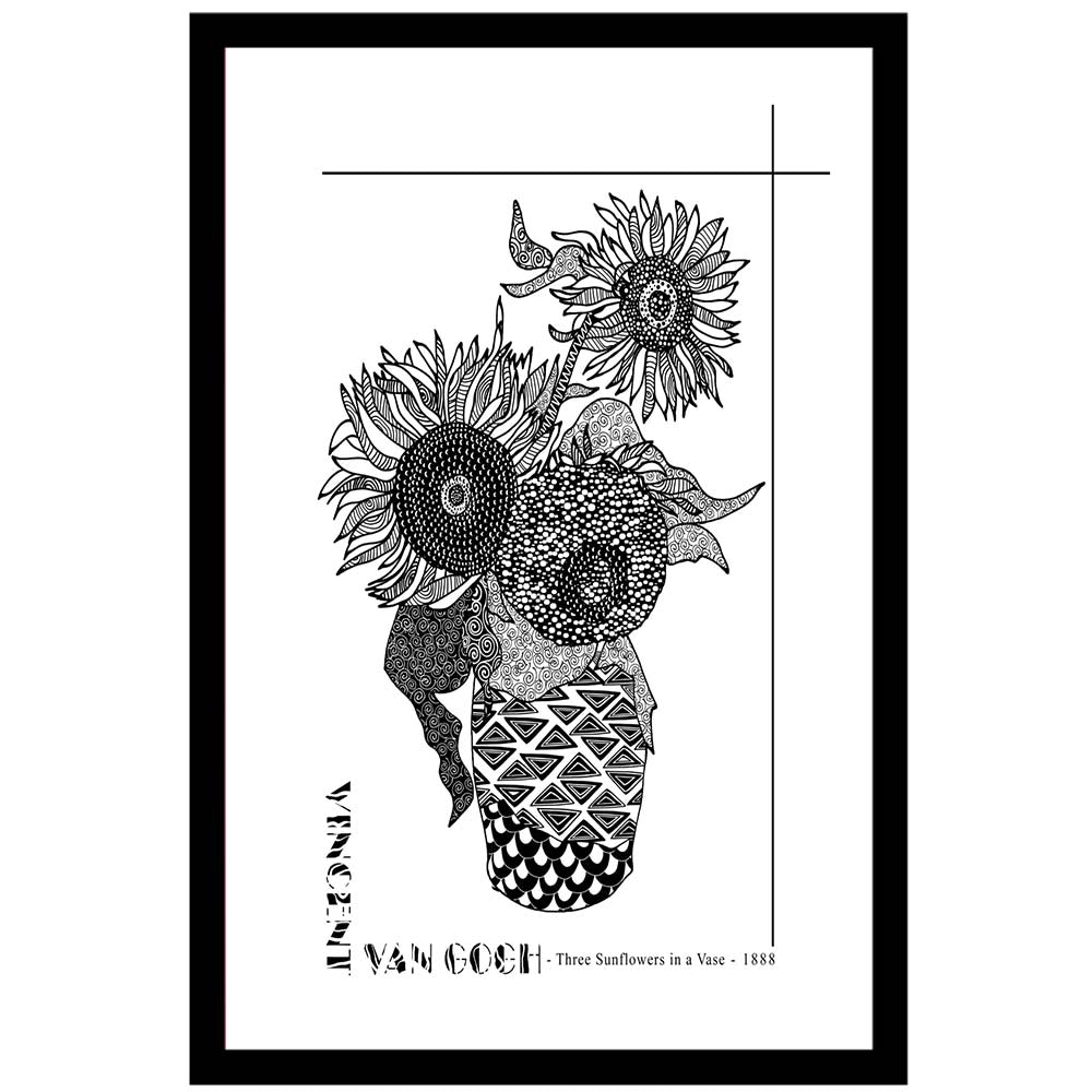 Three Sunflowers