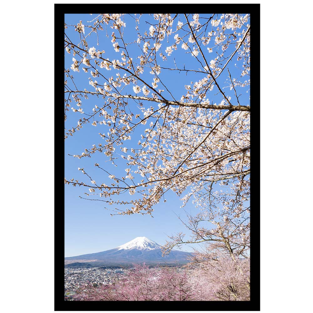 Charming view of Mount Fuji