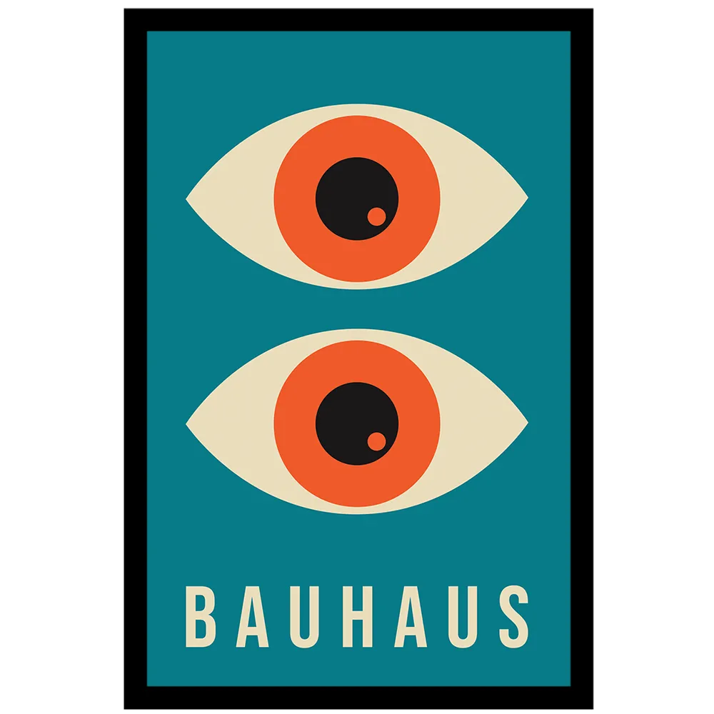 Bauhaus Eye Blue Artwork