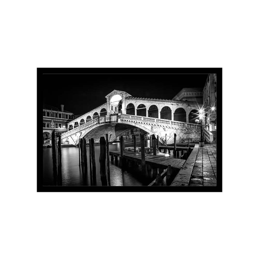 VENICE Rialto Bridge at Night