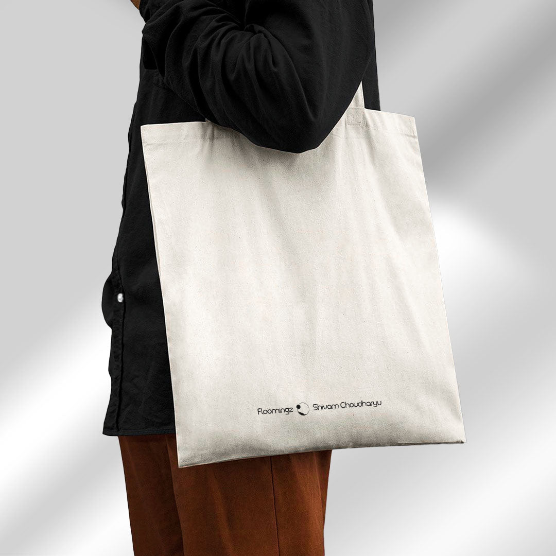 Bauhaus Composition - Beige Canvas Tote Bag with Modern Bauhaus Print