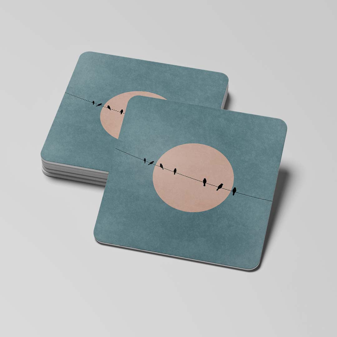 The Beauty of Silence - round/reactangle coaster