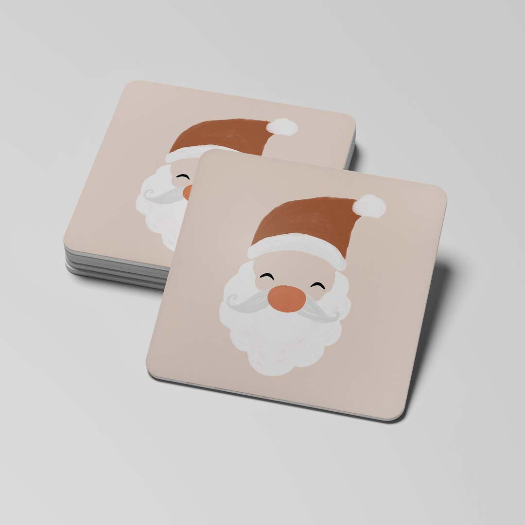 Santa - round/reactangle coaster