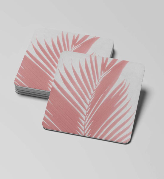 Palm Leaves on Pink